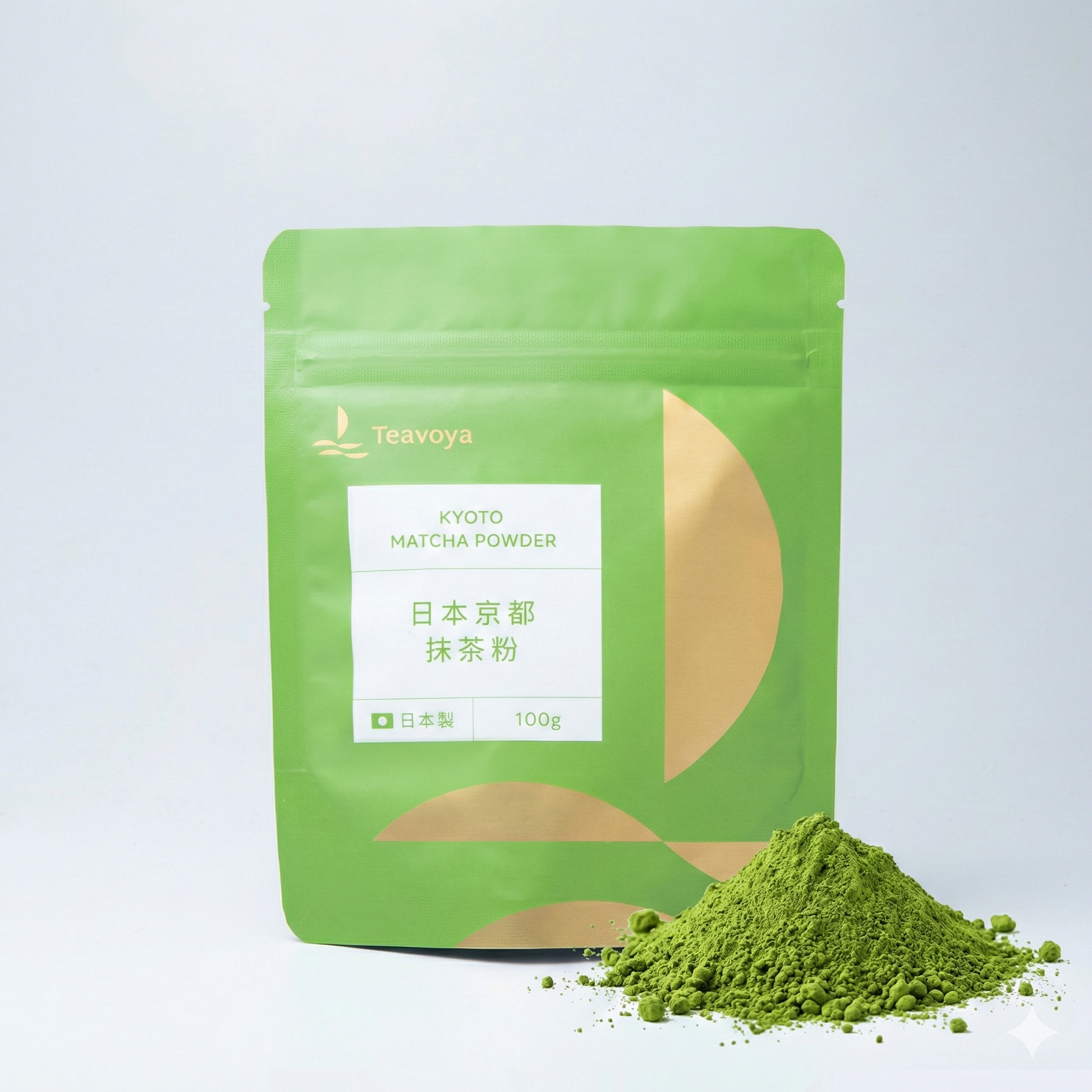 Japanese Kyoto Matcha Powder 100g | 100% Unsweetened Pure Matcha