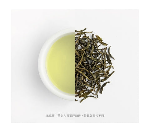 特級茉香綠茶包 24公克 x 25包 茶湯與茶葉示意圖