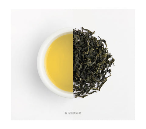 雲霧文山青茶 600公克/包 散茶 茶湯與茶葉示意圖