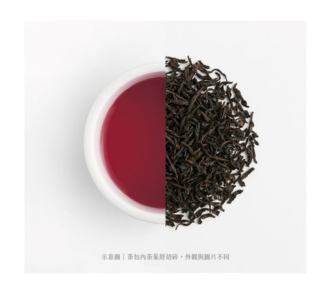 藍莓風味紅茶包 24公克 x 25包 茶湯與茶葉示意圖