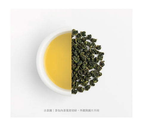 清香烏龍茶包 24克 x 25包 茶湯與茶葉示意圖
